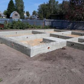 Виды фундаментов на естественном основании