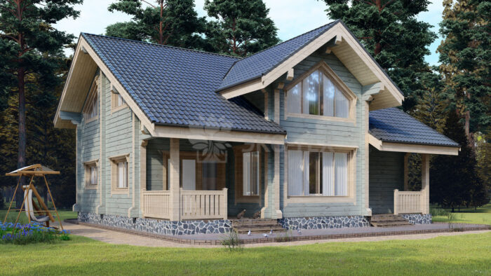 Проект дома Мюнхен клееный брус