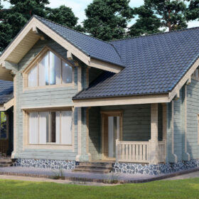 Проект дома Мюнхен клееный брус