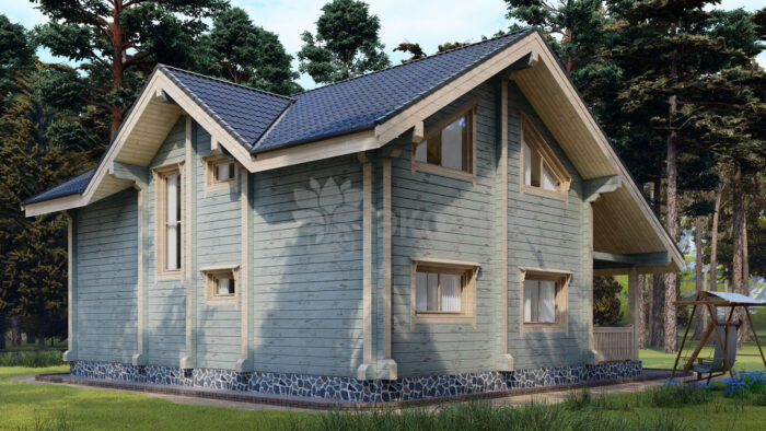 Проект дома Мюнхен клееный брус