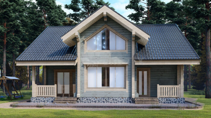 Проект дома Мюнхен клееный брус