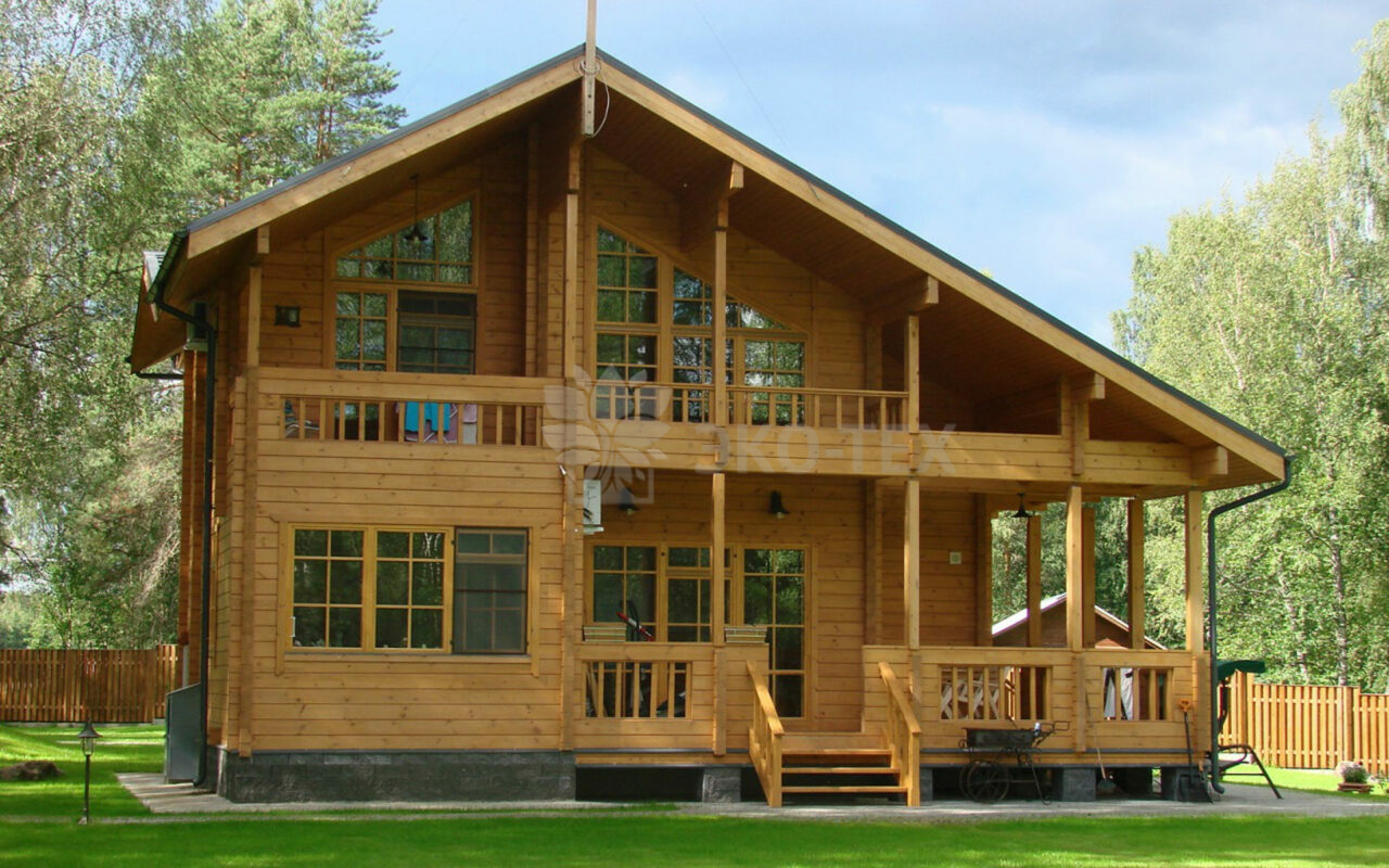 Строительство домов из клееного бруса