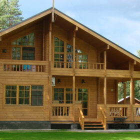 Строительство домов из клееного бруса