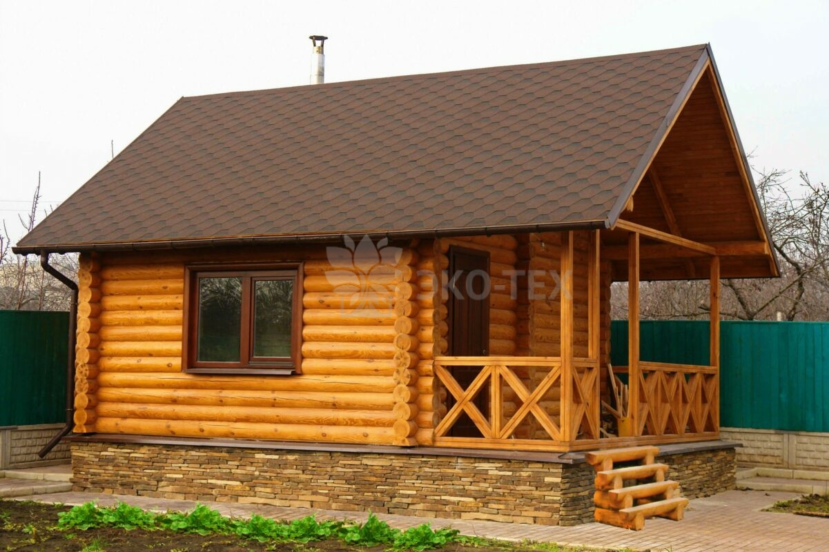 Наружная отделка деревянных бань