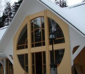 Окна в деревянном доме