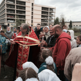 Эко-тех начало строительства часовни Донской иконы Божьей Матери в Люблино