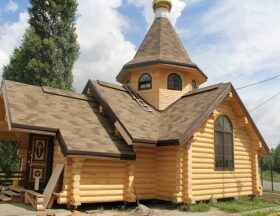 Эко-тех Завершение строительства и отделки деревянной часовни Донской иконы Божьей Матери