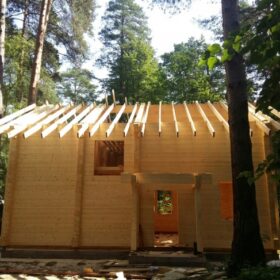 Строительства дома из клееного бруса