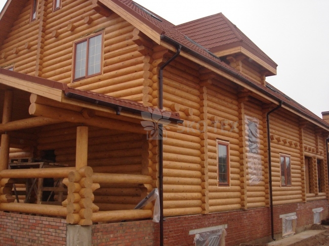 Дома из оцилиндрованного бревна