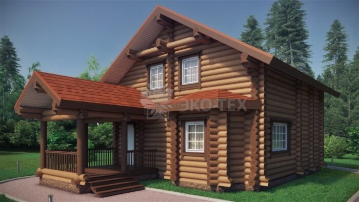 Проект дома Былина оцилиндрованное