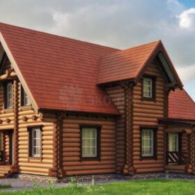 Проект дома Боярыня оцилиндрованное