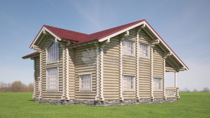 Проект дома Колумб оцилиндрованное