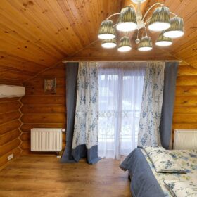 Дом из оцилиндрованного бревна по проекту Дублин