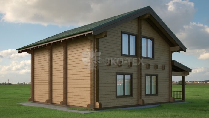 Проект дома Эсквайр Мини клееный брус