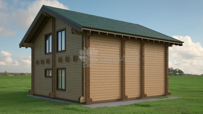 Проект дома Эсквайр Мини клееный брус