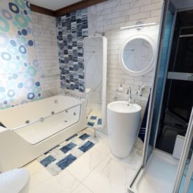 Фото дом из оцилиндрованного бревна по проекту дуб