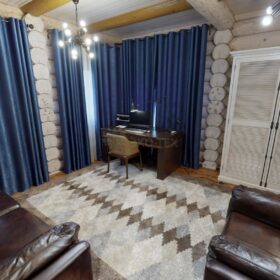 Фото дом из оцилиндрованного бревна по проекту дуб