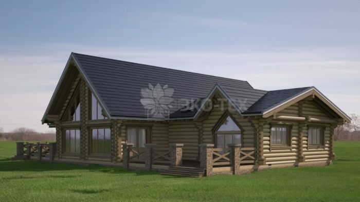 Проект дома Гепард оцилиндрованное