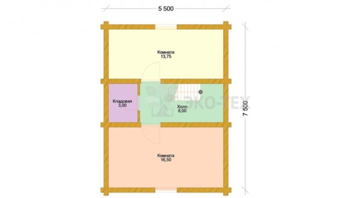 Проект дома Чернигов оцилиндрованное бревно
