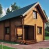 Проект дома Чернигов оцилиндрованное бревно