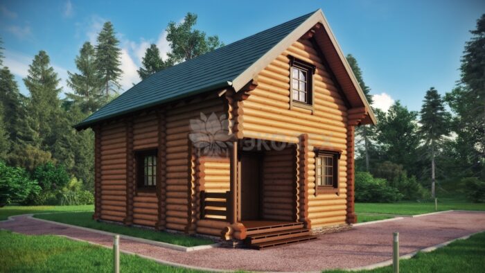 Проект дома Чернигов оцилиндрованное бревно