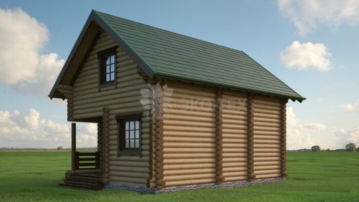 Проект дома Чернигов оцилиндрованное бревно