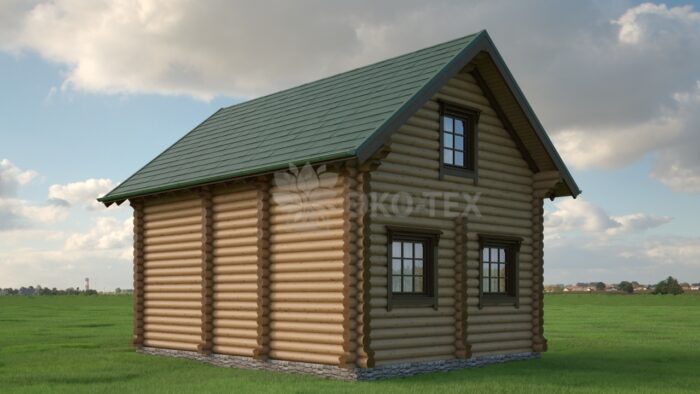 Проект дома Чернигов оцилиндрованное бревно