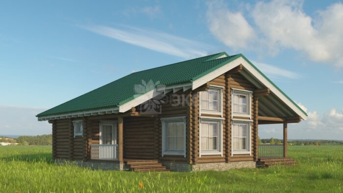 Проект дома Италика Стандарт оцилиндрованное