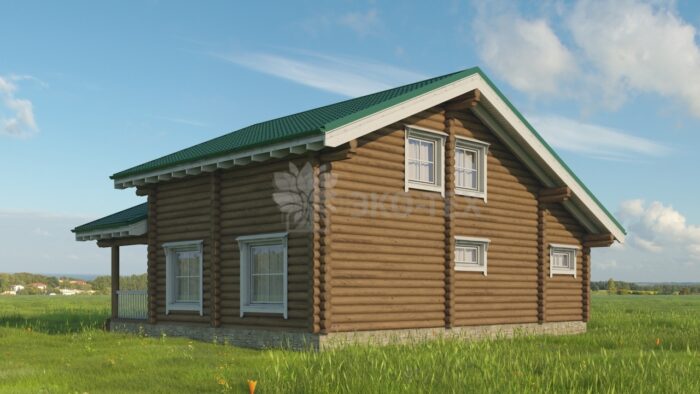 Проект дома Италика Стандарт оцилиндрованное