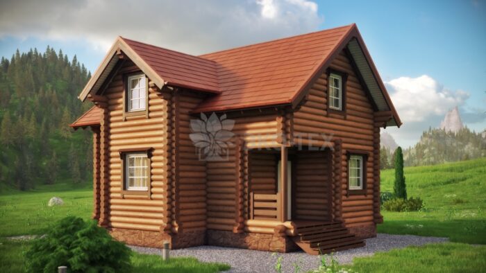 Проект дома Коломна оцилиндрованное