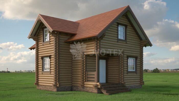 Проект дома Коломна оцилиндрованное