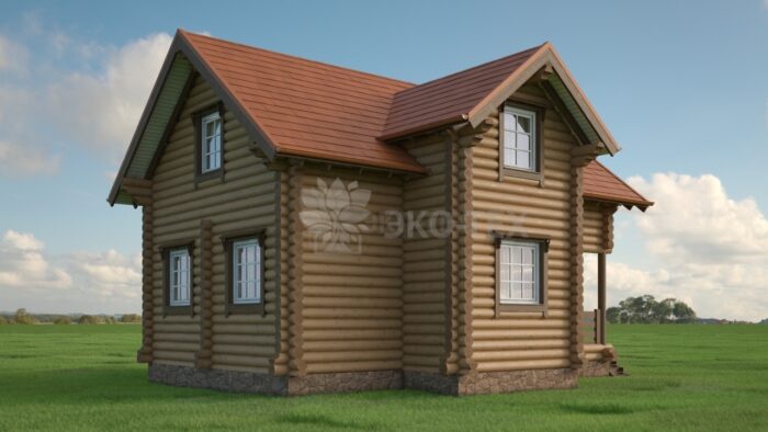 Проект дома Коломна оцилиндрованное