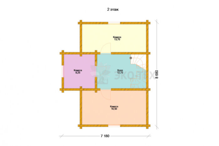 Проект дома Коломна оцилиндрованное