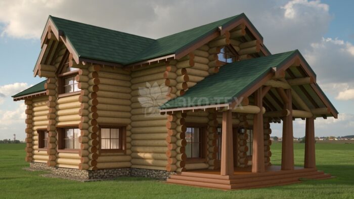 Проект дома Котлас оцилиндрованное