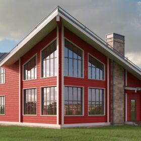 Проект дома Магнолия клееный брус