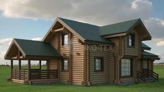 Проект дома Олимп оцилиндрованное