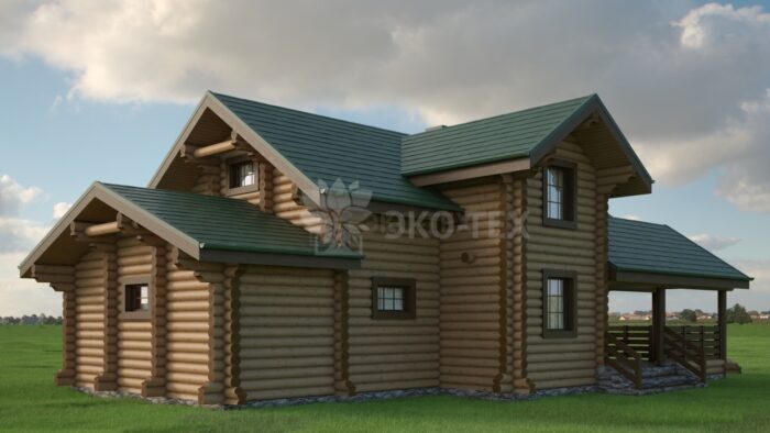 Проект дома Олимп оцилиндрованное