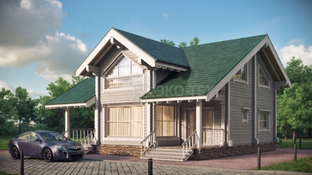 Проект дома Победа клееный брус