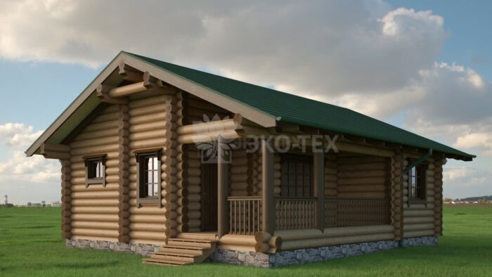 Проект дома Торжество оцилиндрованное бревно