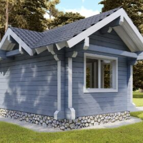 Проект дома Выставочный клееный брус