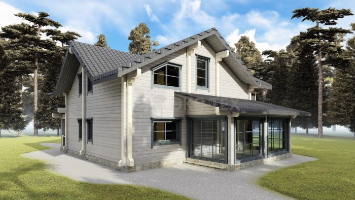 Проект дома Вольтер клееный брус