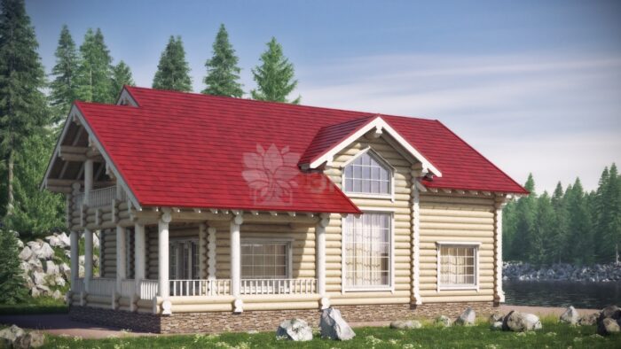 Проект дома Воронеж оцилиндрованное