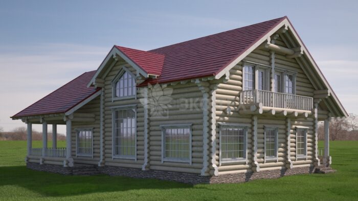 Проект дома Воронеж оцилиндрованное