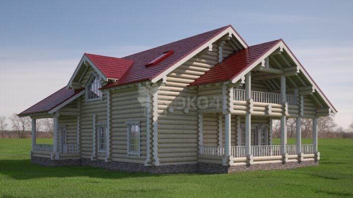 Проект дома Воронеж оцилиндрованное