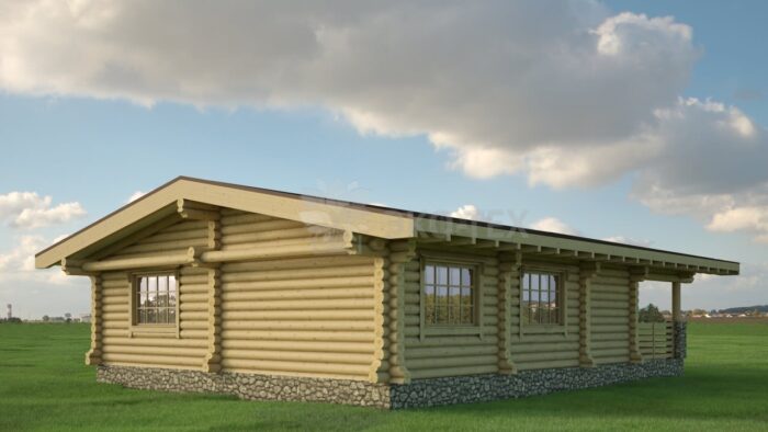 Проект дома Звездочет оцилиндрованное