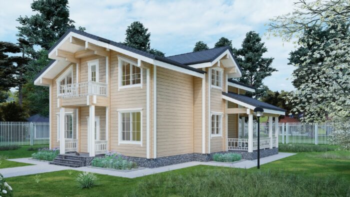 Дом из клееного бруса Алексин