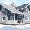 Проект дома Австрия клееный брус
