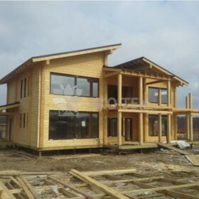 Эко-тех строительство дома из клееного бруса