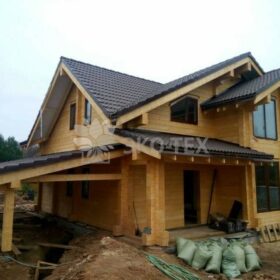 Эко-тех строительство дома из клееного бруса