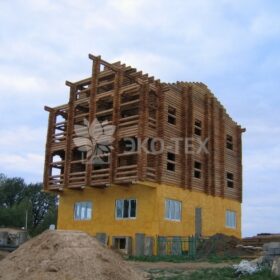 Строительство деревянного второго этажа каменному дому